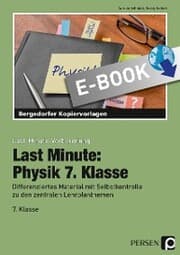 Cover von Last Minute: Physik 7. Klasse