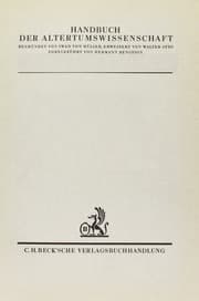Cover von Geschichte der römischen Literatur Tl. 4 Bd. 1: Die Literatur des 4. Jahrhunderts