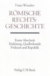 Cover von Römische Rechtsgeschichte