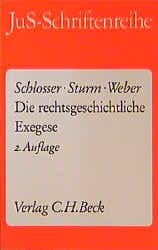 Cover von Die rechtsgeschichtliche Exegese