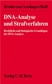 Cover von DNA-Analyse und Strafverfahren