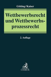 Cover von Wettbewerbsrecht und Wettbewerbsprozessrecht