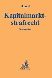 Cover von Kapitalmarktstrafrecht