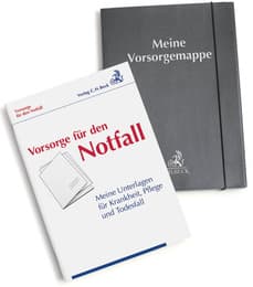 Cover von Meine Vorsorgemappe 'Vorsorge für den Notfall'