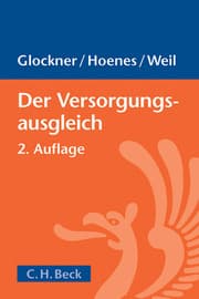 Cover von Der Versorgungsausgleich