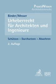 Cover von Urheberrecht für Architekten und Ingenieure