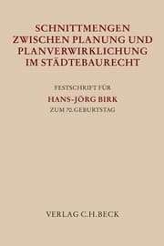 Cover von Schnittmengen zwischen Planung und Planverwirklichung im Städtebaurecht
