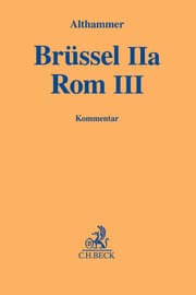 Cover von Brüssel IIa Rom III
