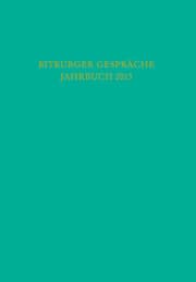 Cover von Bitburger Gespräche Jahrbuch 2013