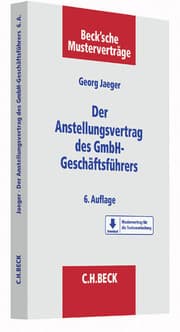 Cover von Der Anstellungsvertrag des GmbH-Geschäftsführers