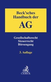 Cover von Beck'sches Handbuch der AG