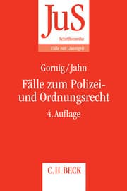 Cover von Fälle zum Polizei- und Ordnungsrecht