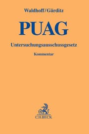 Cover von Gesetz zur Regelung des Rechts der Untersuchungsausschüsse des Deutschen Bundestages. PUAG