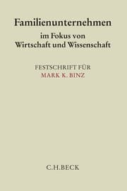 Cover von Familienunternehmen im Fokus von Wirtschaft und Wissenschaft