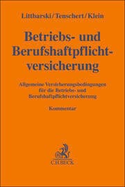 Cover von Betriebs- und Berufshaftpflichtversicherung