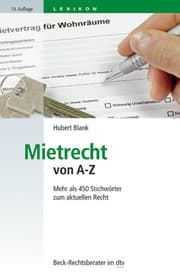 Cover von Mietrecht von A-Z