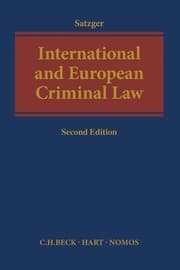 Cover von International and European Criminal Law