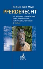 Cover von Pferderecht