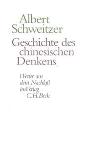 Cover von Geschichte des chinesischen Denkens