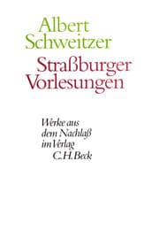 Cover von Straßburger Vorlesungen