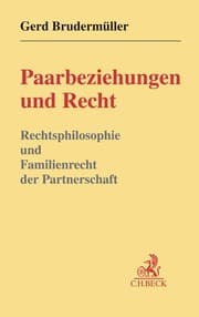 Cover von Paarbeziehungen und Recht
