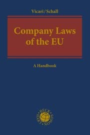 Cover von Company Laws of the EU