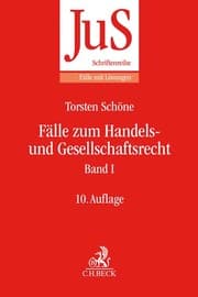 Cover von Fälle zum Handels- und Gesellschaftsrecht I