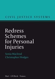 Cover von Redress Schemes for Personal Injuries