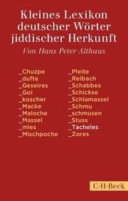 Cover von Kleines Lexikon deutscher Wörter jiddischer Herkunft