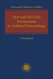 Cover von SEP and FRAND Declaration in Arbitral Proceedings