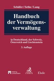 Cover von Handbuch der Vermögensverwaltung