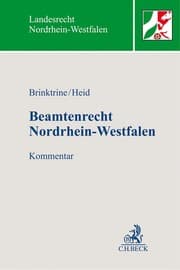 Cover von Beamtenrecht Nordrhein-Westfalen. Beamtenrecht NRW