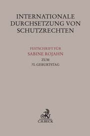 Cover von Die Internationale Durchsetzung von Schutzrechten