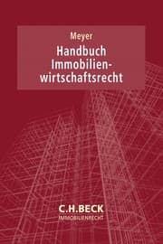 Cover von Handbuch Immobilienwirtschaftsrecht