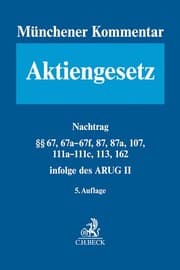 Cover von Münchener Kommentar zum Aktiengesetz 1a/2a