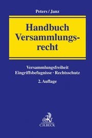 Cover von Handbuch Versammlungsrecht