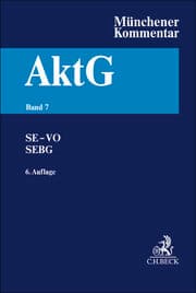 Cover von Münchener Kommentar zum Aktiengesetz 7: Europäisches Aktienrecht, SE-VO, SEBG