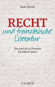 Cover von Recht und französische Literatur