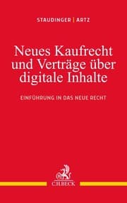 Cover von Neues Kaufrecht und Verträge über digitale Produkte