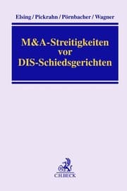 Cover von M&A-Streitigkeiten vor DIS-Schiedsgerichten