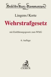 Cover von Wehrstrafgesetz. WStG