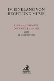 Cover von Im Einklang von Recht und Musik