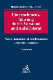 Cover von Unternehmensführung durch Vorstand und Aufsichtsrat