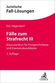 Cover von Fälle zum Strafrecht III