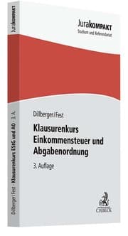Cover von Klausurenkurs Einkommensteuer und Abgabenordnung