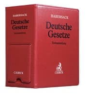Cover von Deutsche Gesetze - Premium-Ordner 100 mm in Lederoptik mit integrierter Buchstütze