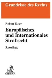 Cover von Europäisches und Internationales Strafrecht