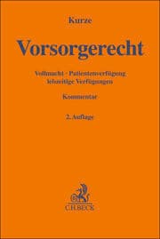 Cover von Vorsorgerecht