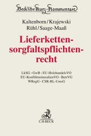 Cover von Lieferkettensorgfaltspflichtenrecht