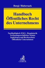 Cover von Öffentliches Recht des Unternehmens